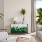 EXPENSIVE NATURE Aparador de 2 Portas em Acabamento Preto