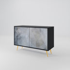 MUTED ARC 2-Door Sideboard in Black Finish