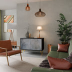 MUTED ARC 2-Door Sideboard in Black Finish