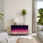 AURORA BOREALIS 2-Door Sideboard in Black Finish