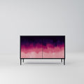 AURORA BOREALIS 2-Door Sideboard in Black Finish