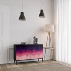 AURORA BOREALIS 2-Door Sideboard in Black Finish