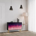 AURORA BOREALIS 2-Door Sideboard in Black Finish