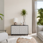 PASSING SECONDS Aparador de 2 Portas em Acabamento Preto