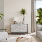 PASSING SECONDS Aparador de 2 Portas em Acabamento Preto