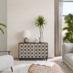 REFLECTION RANGE Aparador de 2 Portas em Acabamento Preto