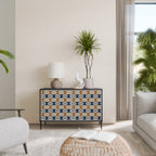 REFLECTION RANGE Aparador de 2 Portas em Acabamento Preto