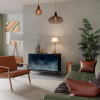 CELESTIAL FALL Aparador de 2 Portas em Acabamento Preto