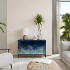 CELESTIAL FALL Aparador de 2 Portas em Acabamento Preto