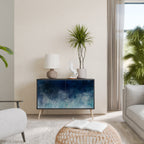 CELESTIAL FALL Aparador de 2 Portas em Acabamento Preto