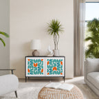 BE THE CHANGE Aparador de 2 Portas em Acabamento Preto