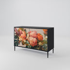 STYLISH BEAUTY 2-Door Sideboard in Black Finish