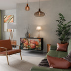 STYLISH BEAUTY 2-Door Sideboard in Black Finish