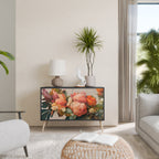 STYLISH BEAUTY 2-Door Sideboard in Black Finish