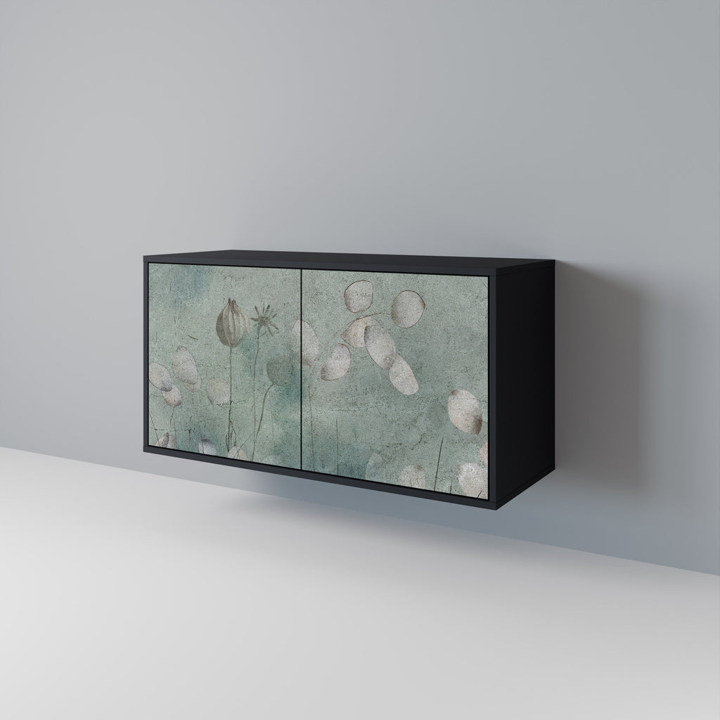 NIGHT LADY 2-Door Sideboard in Black Finish