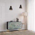 NIGHT LADY 2-Door Sideboard in Black Finish