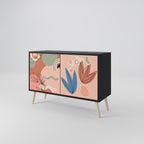 PASTEL DESTINY 2-Door Sideboard in Black Finish
