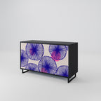 MAGIC NATURE Aparador de 2 Portas em Acabamento Preto