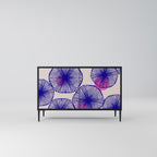 MAGIC NATURE Aparador de 2 Portas em Acabamento Preto