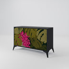 TROPICAL BEAUTY 2-Door Sideboard in Black Finish