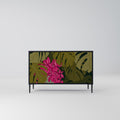 TROPICAL BEAUTY 2-Door Sideboard in Black Finish