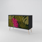 TROPICAL BEAUTY 2-Door Sideboard in Black Finish