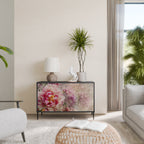 PEONY WHISPER 2-Door Sideboard in Black Finish