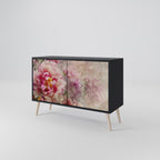 PEONY WHISPER 2-Door Sideboard in Black Finish