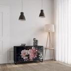 PURE BLOSSOM 2-Door Sideboard in Black Finish