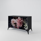 PURE BLOSSOM 2-Door Sideboard in Black Finish