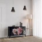 PURE BLOSSOM 2-Door Sideboard in Black Finish