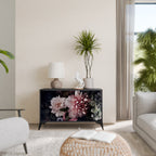 PURE BLOSSOM 2-Door Sideboard in Black Finish