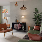 PURE BLOSSOM 2-Door Sideboard in Black Finish