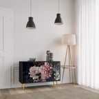 PURE BLOSSOM 2-Door Sideboard in Black Finish