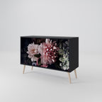 PURE BLOSSOM 2-Door Sideboard in Black Finish