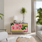 FRAGILE BEAUTY 2-Door Sideboard in Black Finish