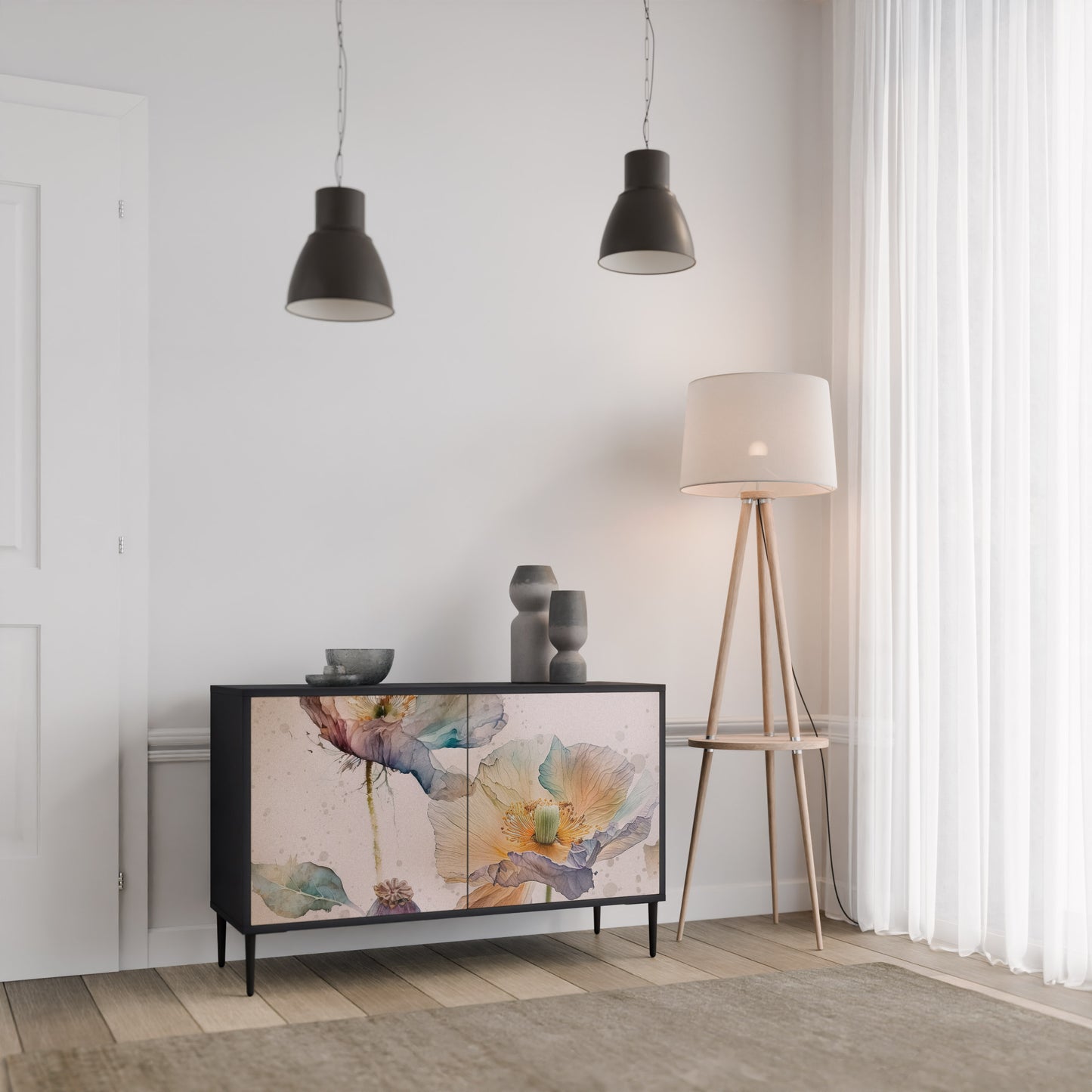 SOFTEN POPPY Aparador de 2 Portas