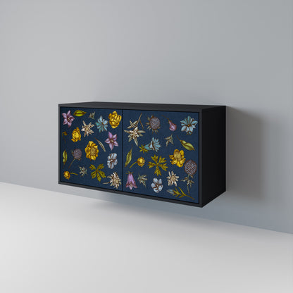 FLOWERS ON NAVY BLUE Aparador de 2 Portas