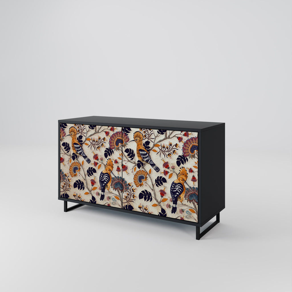 EMINENT HOOPOE 2-Door Sideboard in Black Finish