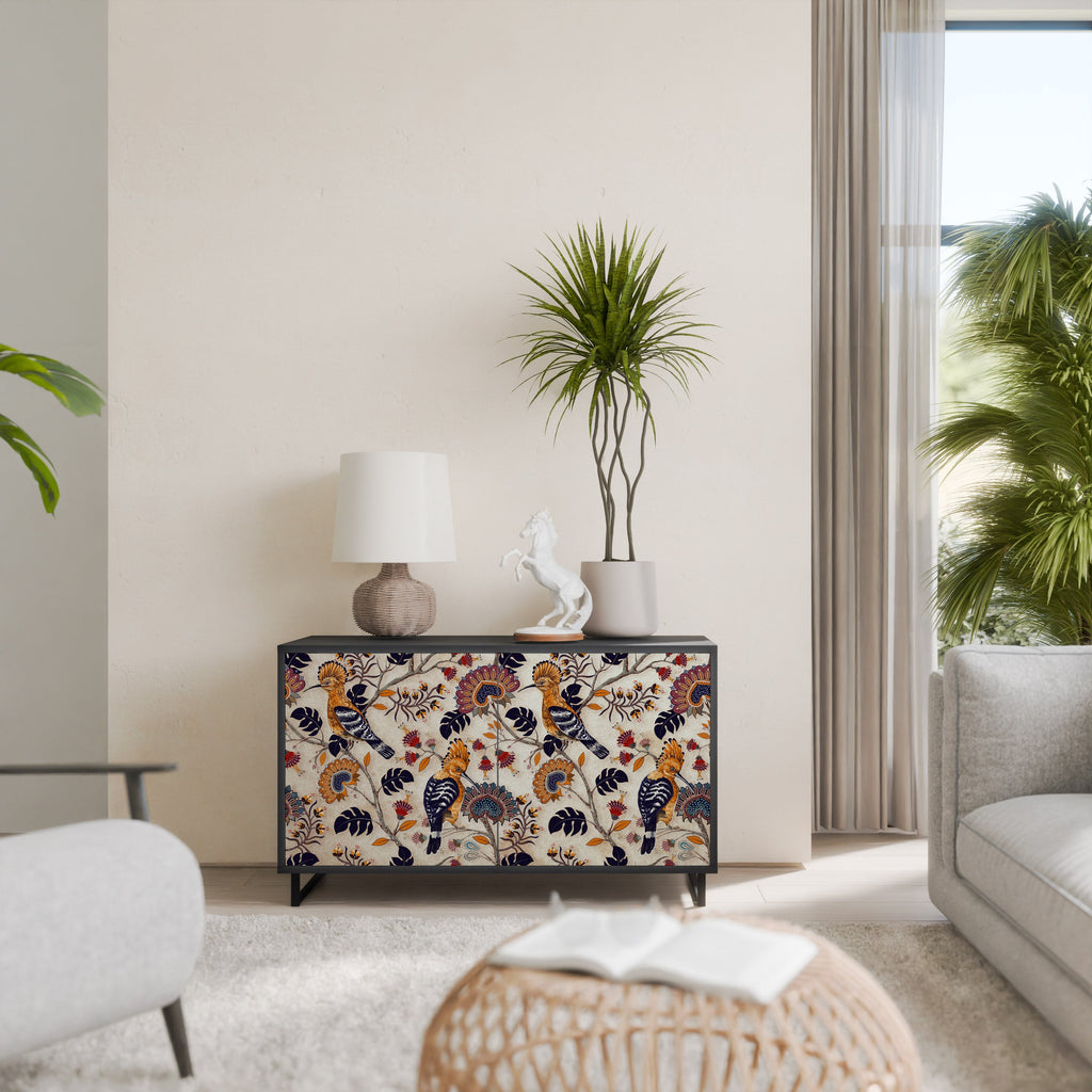 EMINENT HOOPOE 2-Door Sideboard in Black Finish