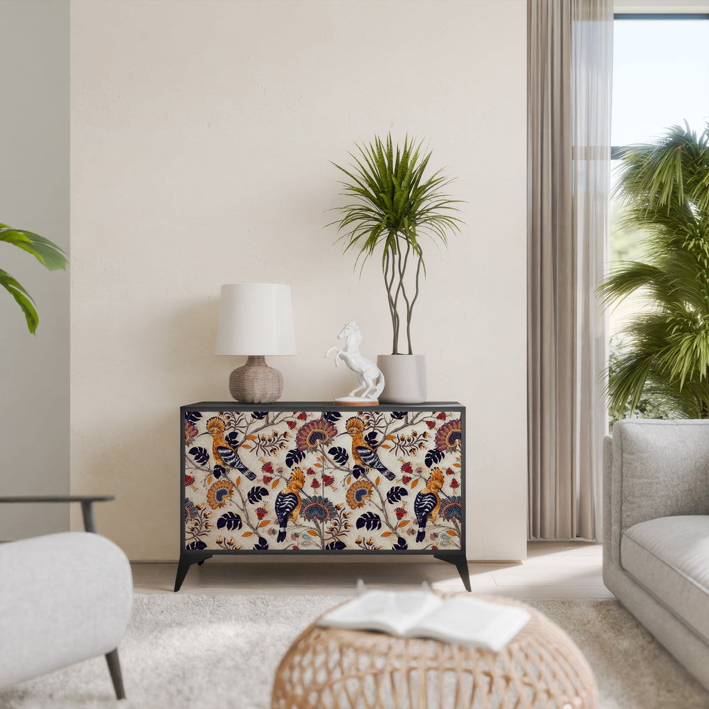 EMINENT HOOPOE 2-Door Sideboard in Black Finish