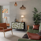 SEEDLING SONGBIRD Aparador de 2 Portas em Acabamento Preto