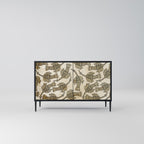 ALMONDINE SONGBIRD 2-Door Sideboard in Black Finish