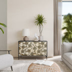 ALMONDINE SONGBIRD 2-Door Sideboard in Black Finish