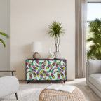 INDIAN FISH 2-Door Sideboard in Black Finish