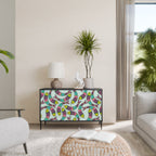 INDIAN FISH 2-Door Sideboard in Black Finish