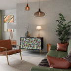 INDIAN FISH 2-Door Sideboard in Black Finish