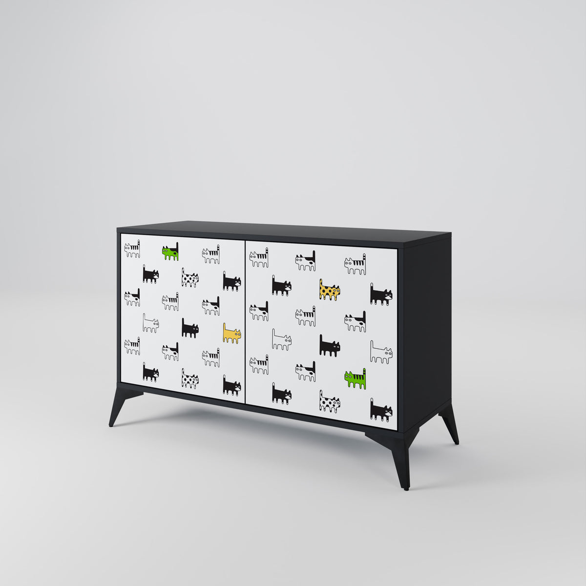 CATS COMPILATION 2-Door Sideboard