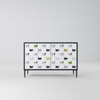 CATS COMPILATION 2-Door Sideboard in Black Finish