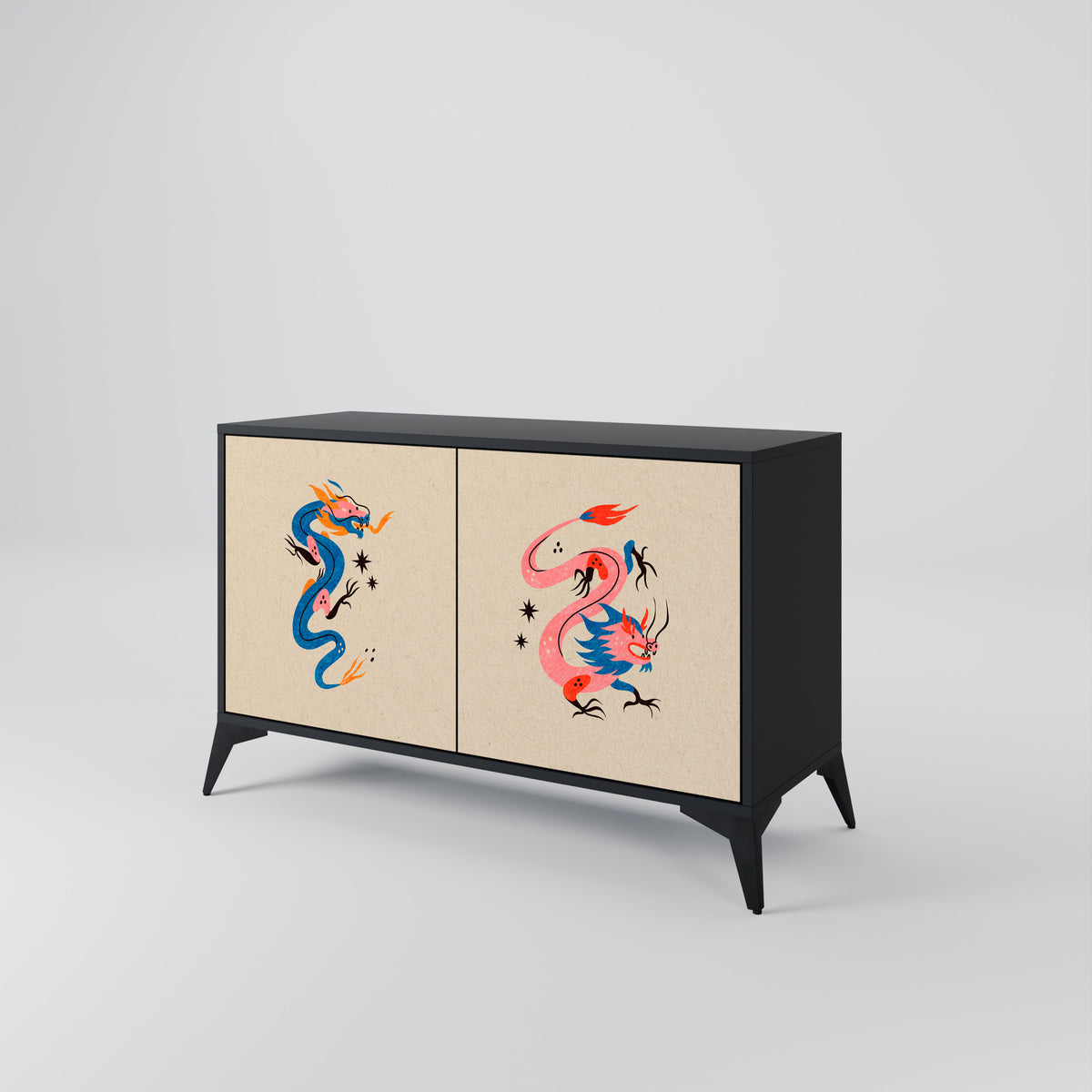 MYTHOLOGICAL CREATURES 2-Door Sideboard